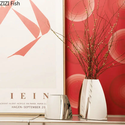 Vase Métallique Arc Élégant™