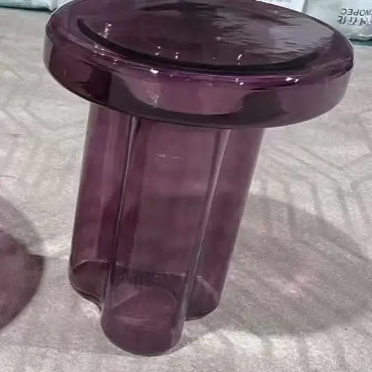 Table Basse Artisanale en Verre Coloré™