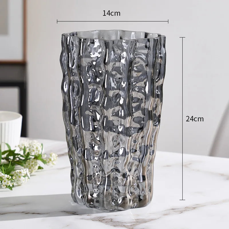 Vase de Verre Glaciaire Épuré™