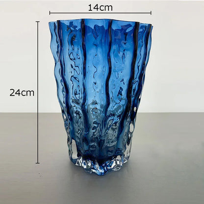 Vase de Verre Glaciaire Épuré™