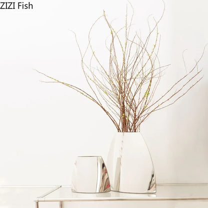 Vase Métallique Arc Élégant™