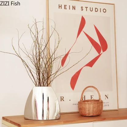 Vase Métallique Arc Élégant™