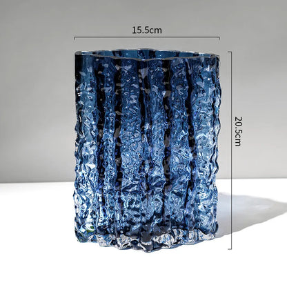 Vase de Verre Glaciaire Épuré™