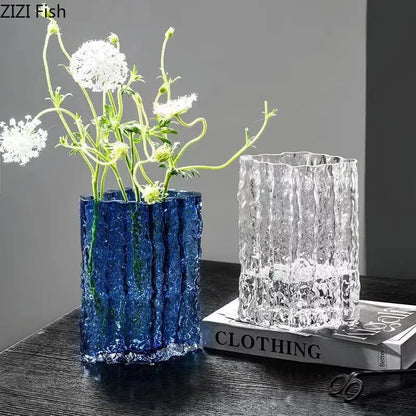 Vase de Verre Glaciaire Épuré™