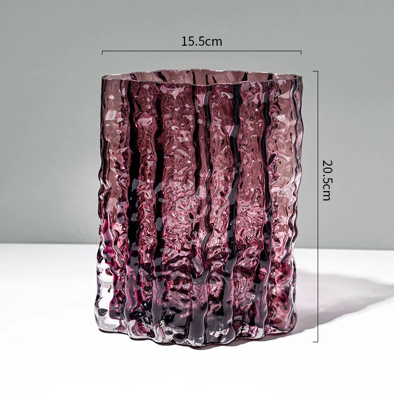 Vase de Verre Glaciaire Épuré™