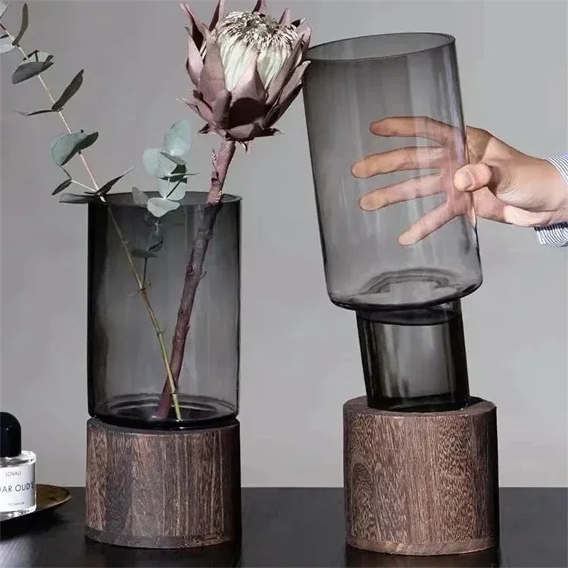 Vase Hydroponique Élégance Naturelle™