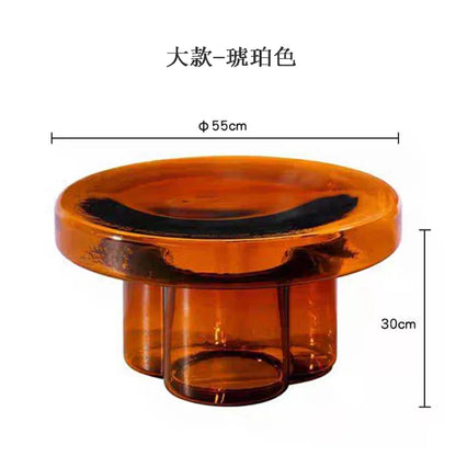 Table Basse Artisanale en Verre Coloré™